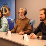 David Cobo, Joan Farré i Xavier Lozano al programa Espècies Protegides. (Foto: Gerard Bosch)