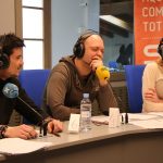 El programa "Espècies Protegides" de SER Catalunya, a l'Espluga FM Ràdio. (Foto: Gerard Bosch)