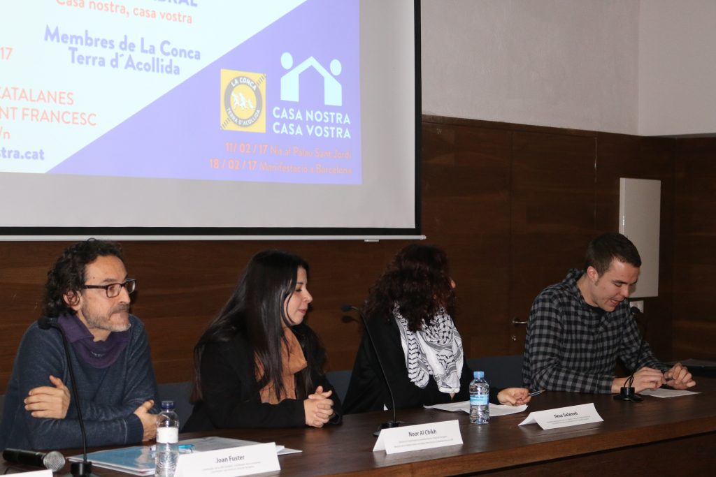 Acte de presentació de la campanya 'Casa Nostra, Casa Vostra' (Foto: Ferran Lozano)