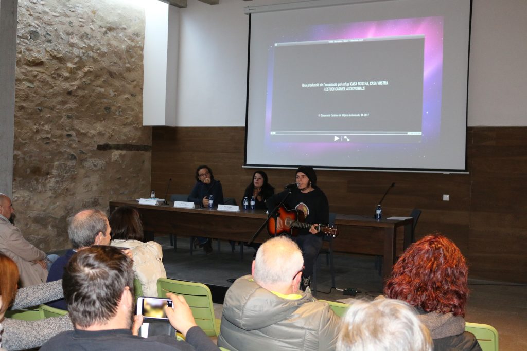 Acte de presentació de la campanya 'Casa Nostra, Casa Vostra' (Foto: Ferran Lozano)
