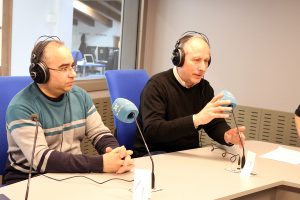 El dia Mundial de la Ràdio a l'Espluga FM Ràdio. (Foto: Josep Morató)