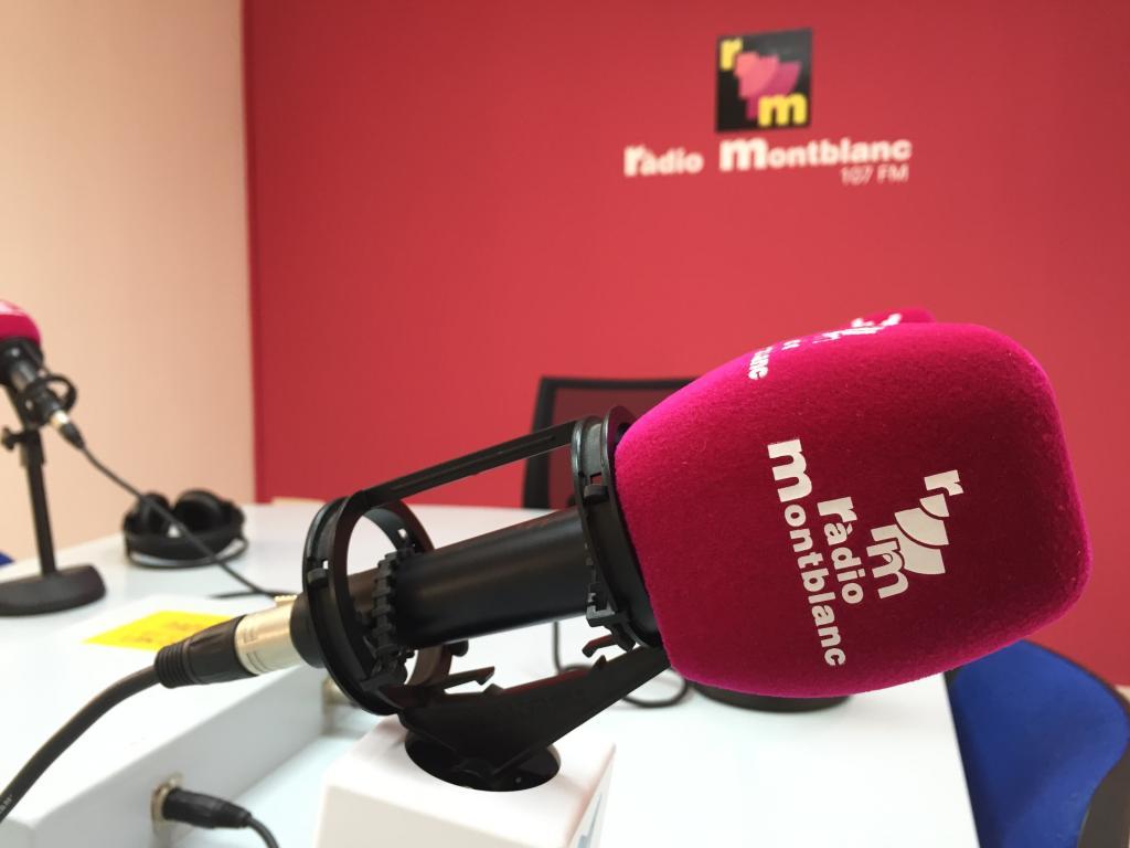 Els estudis de Ràdio Montblanc (Cedida)