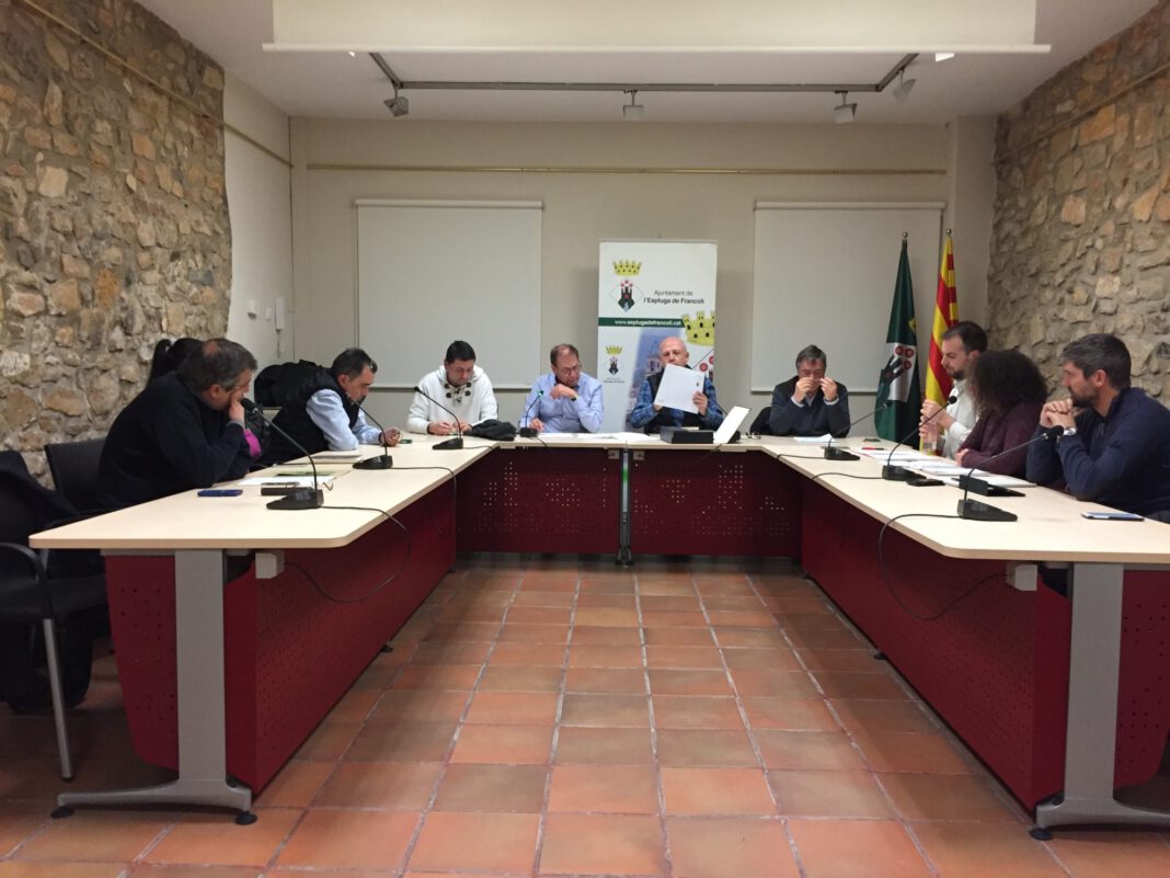 Ple Municipal de l'Ajuntament de l'Espluga del 26 de gener de 2017 (Foto: Xavier Lozano)