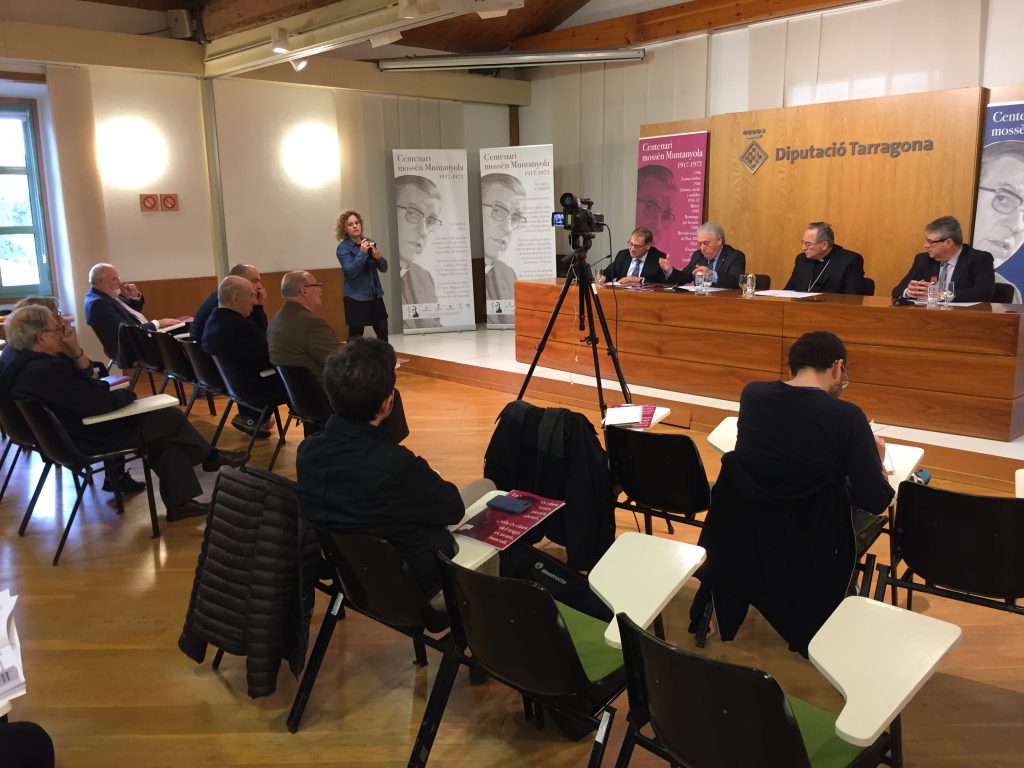 Acte de presentació del Centenari de Mn. Ramon Muntanyola a Tarragona. (Foto: Xavier Lozano)