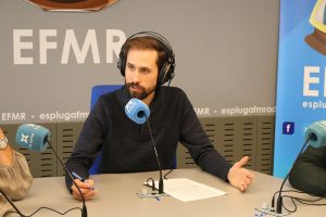 El conductor de La Plaça, Xavier Lozano. (Foto: Cristian Sagastibelza)