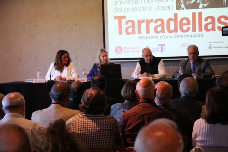 Neus Munté inaugura el seminari sobre el president Tarradellas a Poblet
