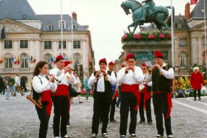Els Grallers de l'Espluga a Orleans, el 1992. (Foto: Cedida)