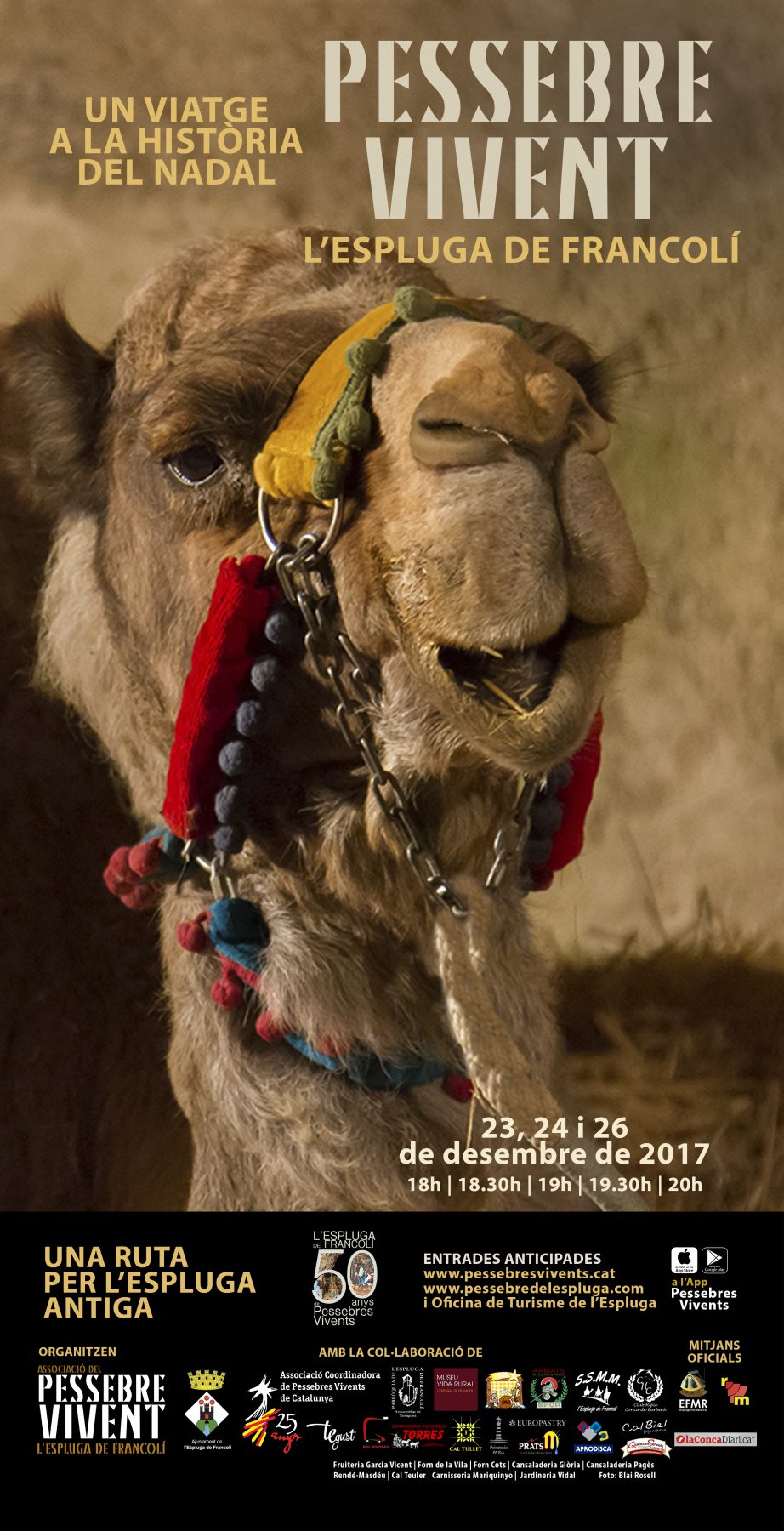 CARTELL Pessebre de l'Espluga 2017 - Camell