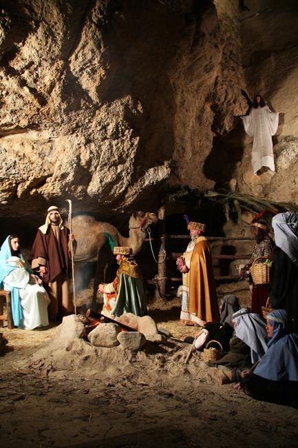 Naixement del Pessebre Vivent de l'Espluga a la balma del carrer Ametllers