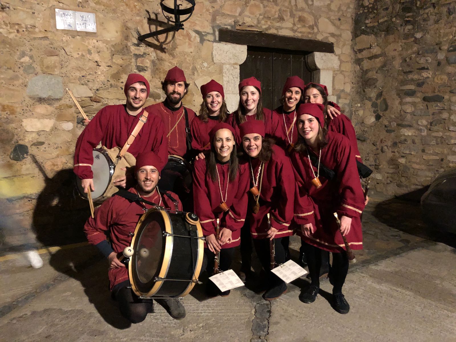 Els Grallers de l'Espluga a la Setmana Medieval de Montblanc. (Foto: Aida Martí)