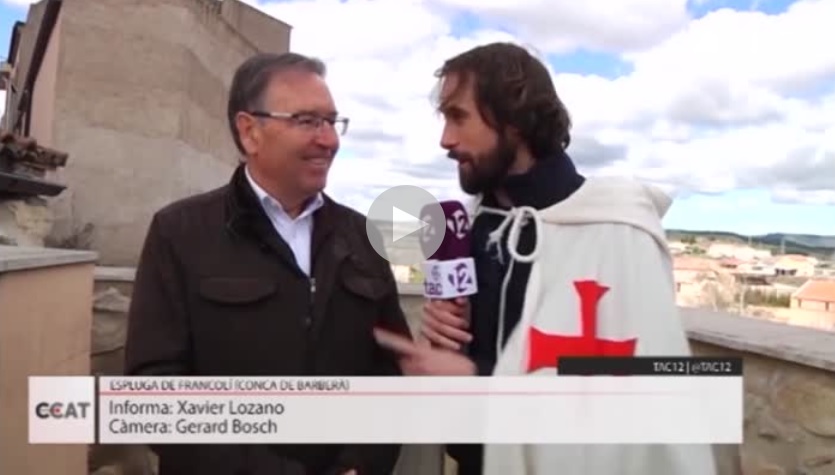 Antoni Carreras i Xavier Lozano fent la Ruta Templera i Hospitalera (Foto: La Xarxa)