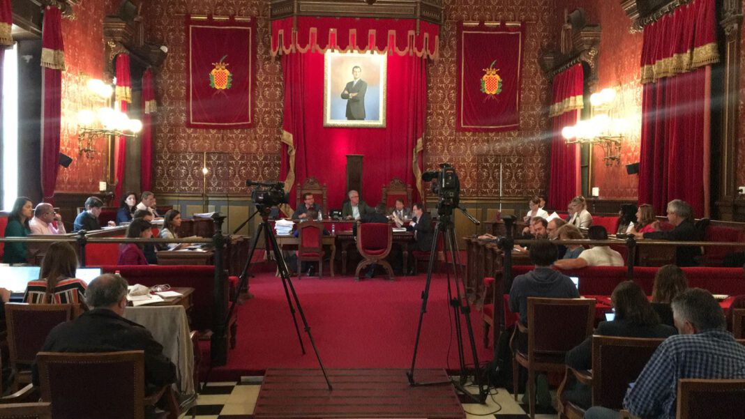 El Ple Municipal a l'Ajuntament de Tarragona d'aquest 18 de maig. (Foto: Jordi Murtró)