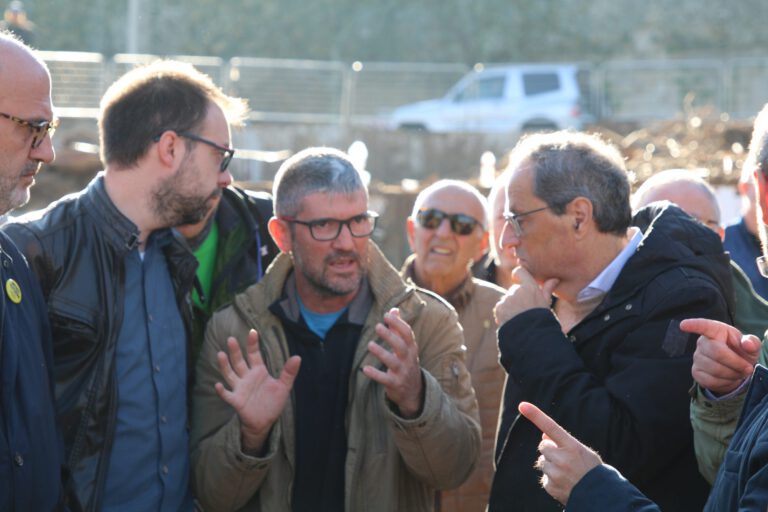El president Torra anuncia una resposta «ràpida» i «coordinada» per fer front a «la situació d’emergència» que ha provocat la llevantada