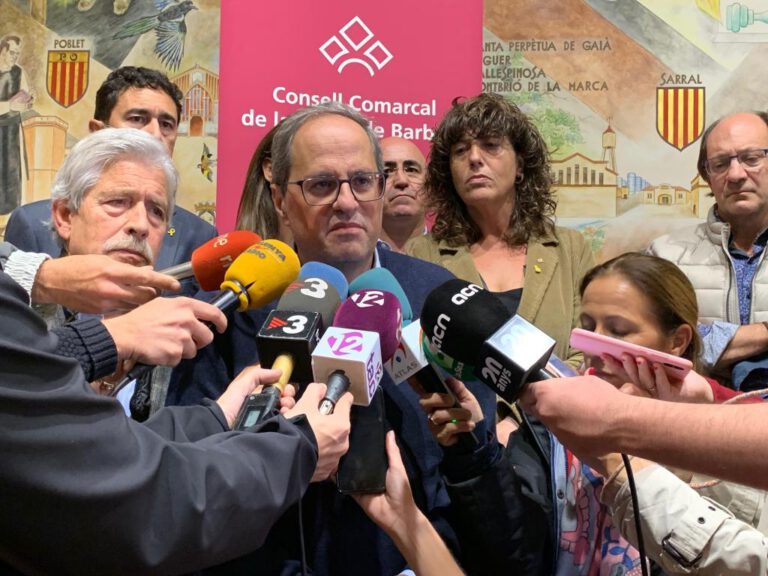 La Generalitat decreta un dia de dol oficial i es compromet a treballar per les zones afectades
