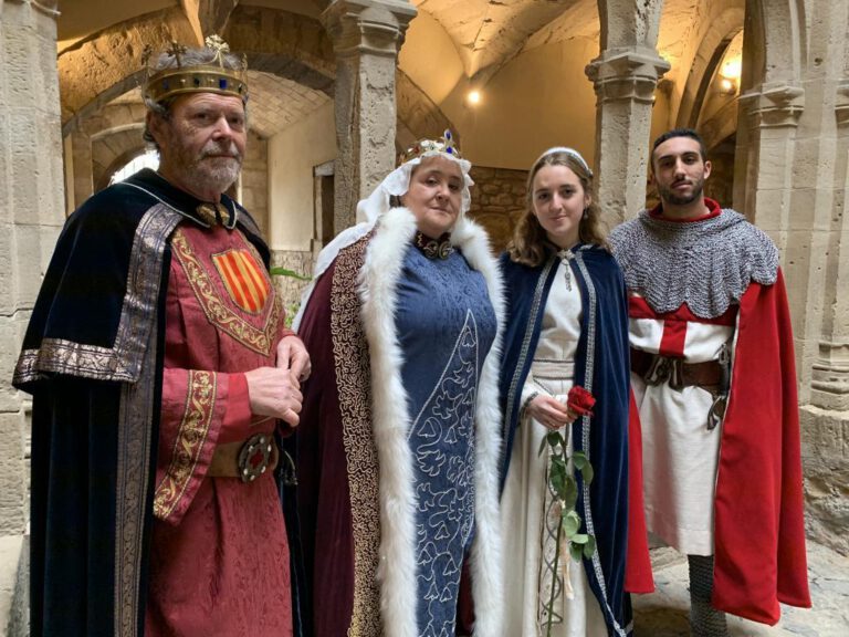 Ana Navarro i Ussama Cantillo, Princesa i Sant Jordi de la 33a Setmana Medieval